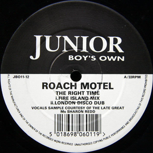 Roach Motel : The Right Time / Movin' On (12")