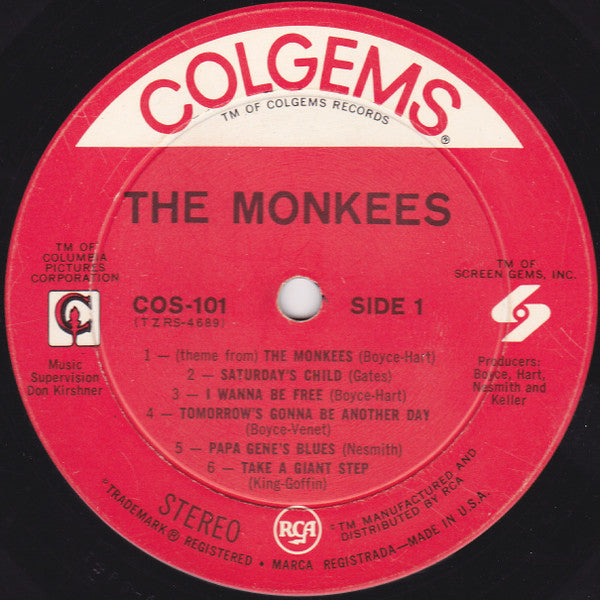 The Monkees : The Monkees (LP, Album, RP, Ind)