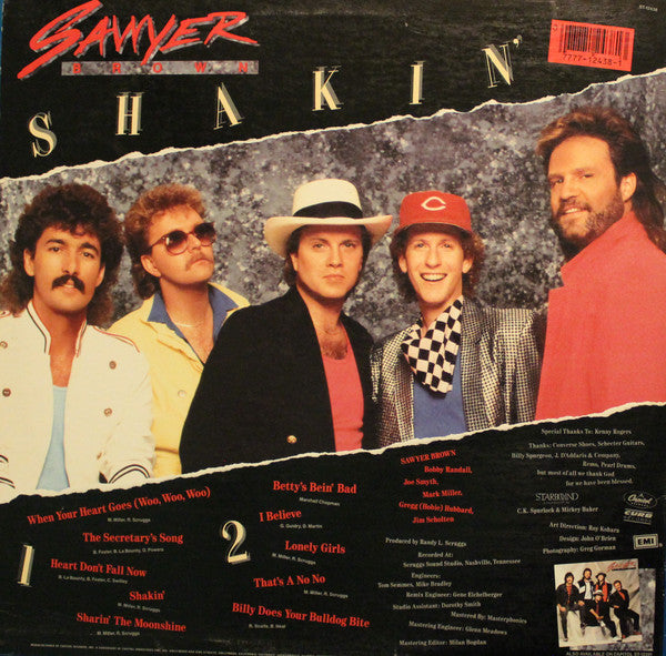 Sawyer Brown : Shakin' (LP, Album)