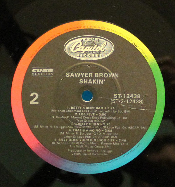 Sawyer Brown : Shakin' (LP, Album)