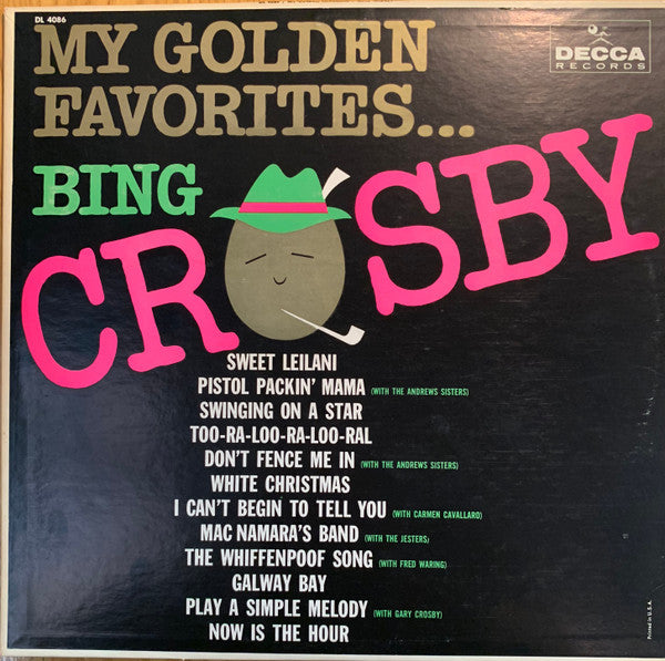 Bing Crosby : My Golden Favorites (LP, Comp, Mono)