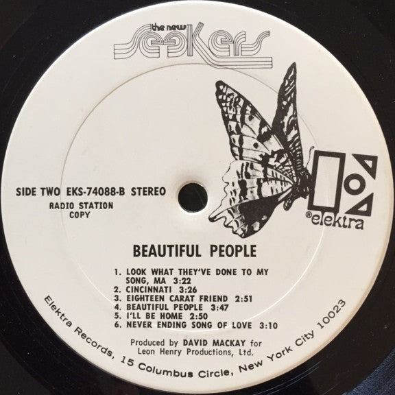 The New Seekers : Beautiful People (LP, Album, Promo, Ter)