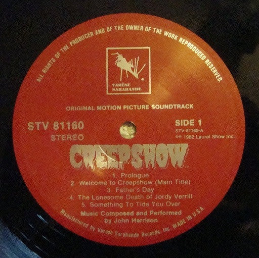 John Harrison (6) : Creepshow (Original Motion Picture Soundtrack) (LP, Album)