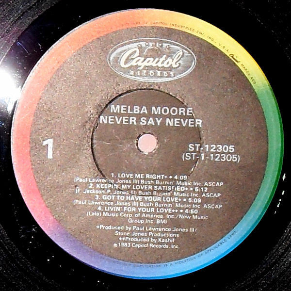 Melba Moore : Never Say Never (LP, Album)