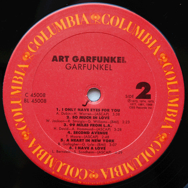 Art Garfunkel : Garfunkel (LP, Comp)