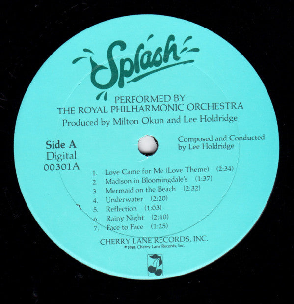 Lee Holdridge, Royal Philharmonic Orchestra : Splash (Music From The Movie) (LP, Album)