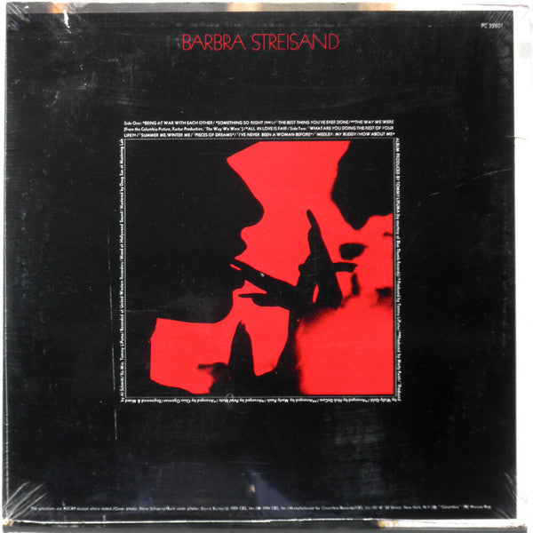 Barbra Streisand : The Way We Were (LP, Album)