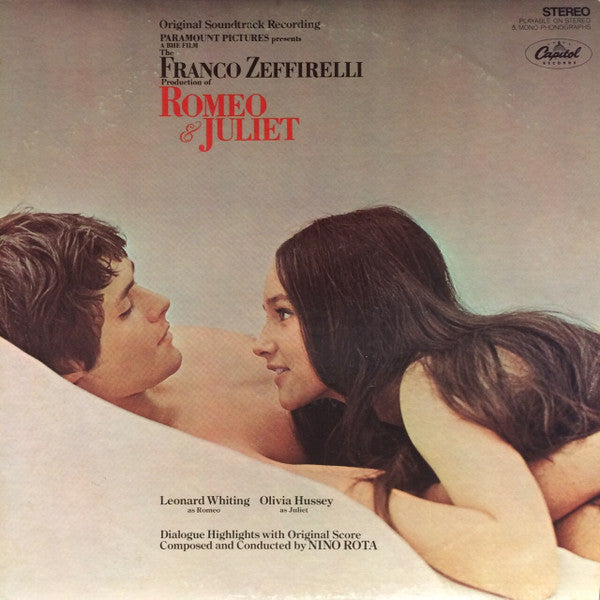 Nino Rota : Romeo & Juliet (LP, Album, Scr)