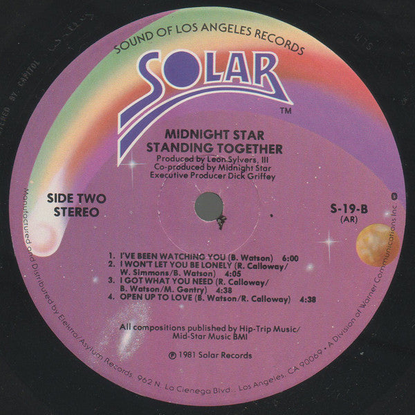 Midnight Star : Standing Together (LP, Album)