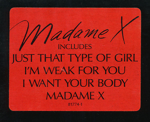 Madame X : Madame X (LP, Album, SRC)