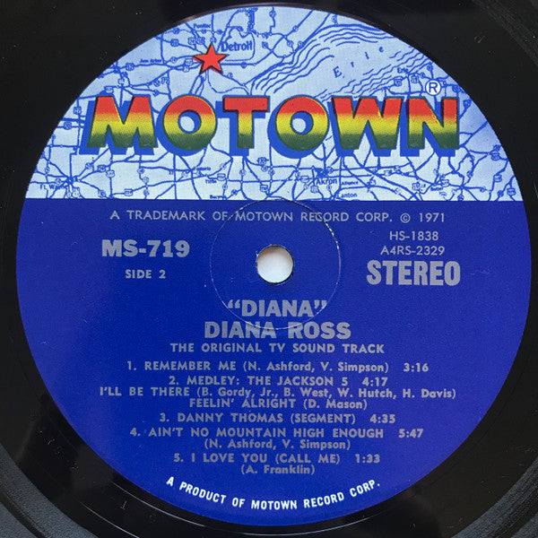 Various : Diana! (Original TV Soundtrack) (LP, Album, Gat)