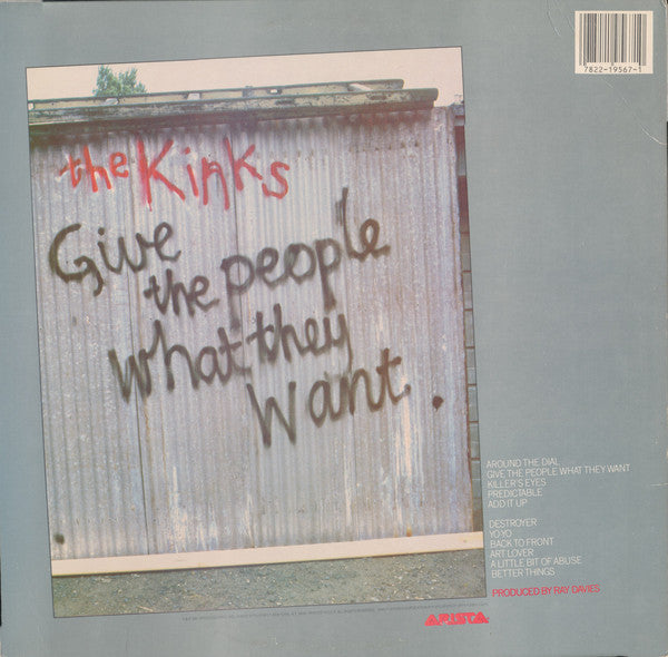 The Kinks : Give The People What They Want (LP, Album, Col)