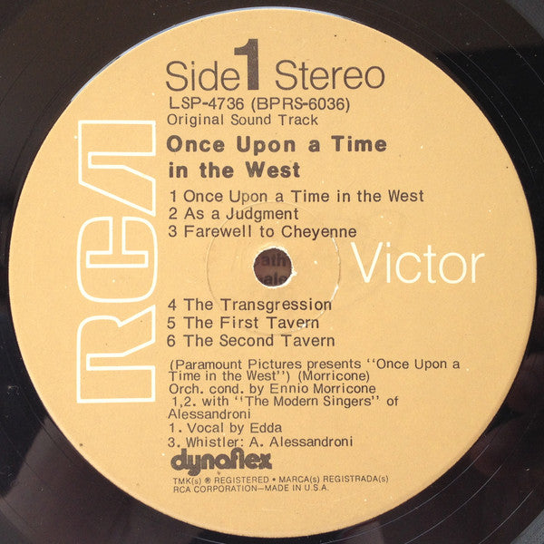 Ennio Morricone : Once Upon A Time In The West - The Original Soundtrack Recording (LP, Album, RP)