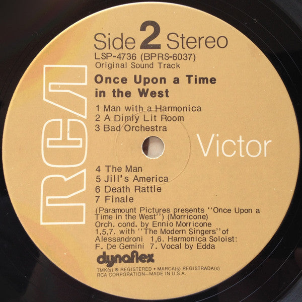 Ennio Morricone : Once Upon A Time In The West - The Original Soundtrack Recording (LP, Album, RP)