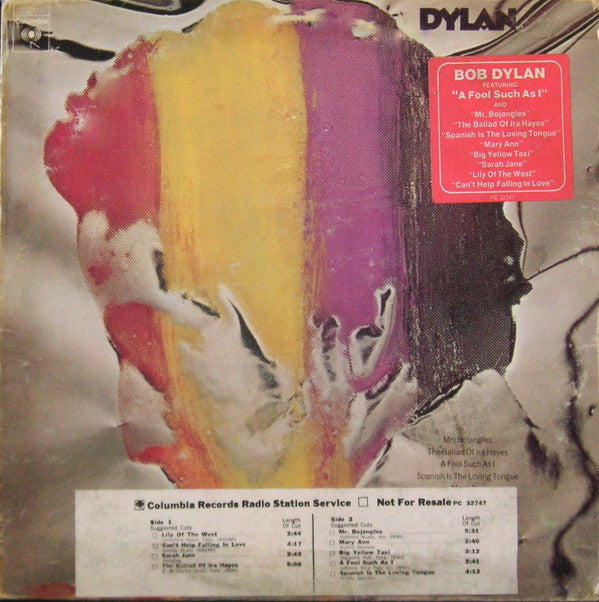 Bob Dylan : Dylan (LP, Album, Ter)