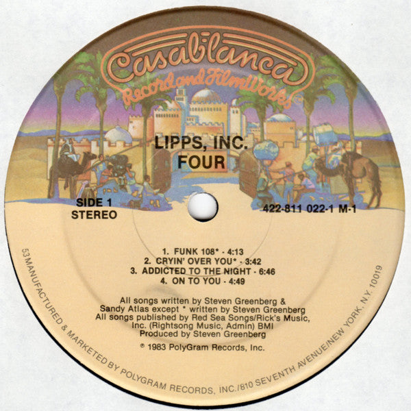 Lipps, Inc. : 4 (LP, Album, HRM)