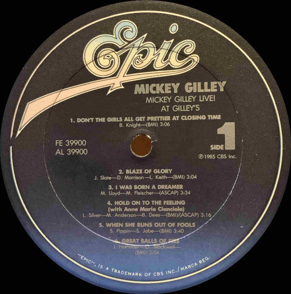 Mickey Gilley : Mickey Gilley Live! At Gilley's (LP, Album)