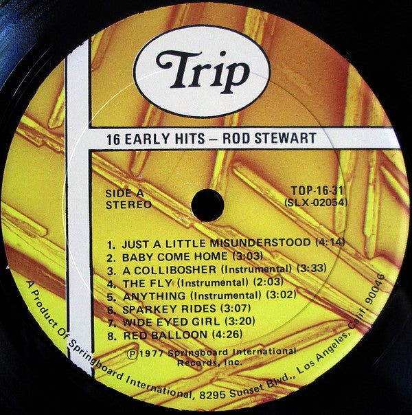 Rod Stewart : 16 Early Hits (LP, Comp)