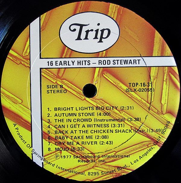 Rod Stewart : 16 Early Hits (LP, Comp)