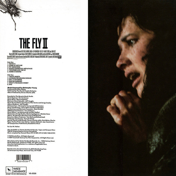 Christopher Young : The Fly II (Original Motion Picture Soundtrack) (LP, Album)