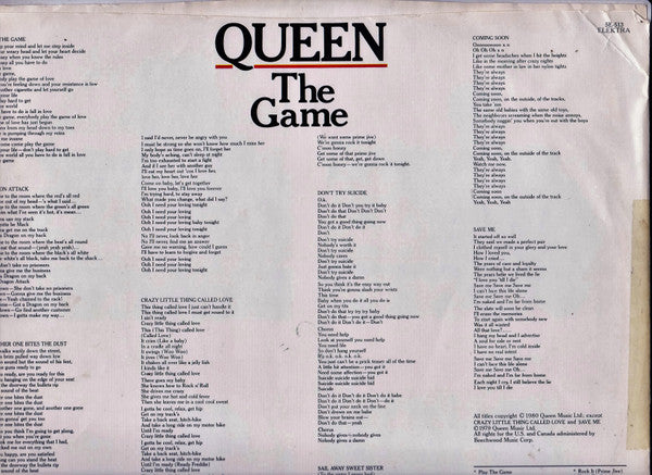 Queen : The Game (LP, Album, SP)