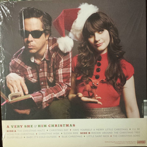 She & Him : A Very She & Him Christmas (LP, Ltd, RE, Gre)