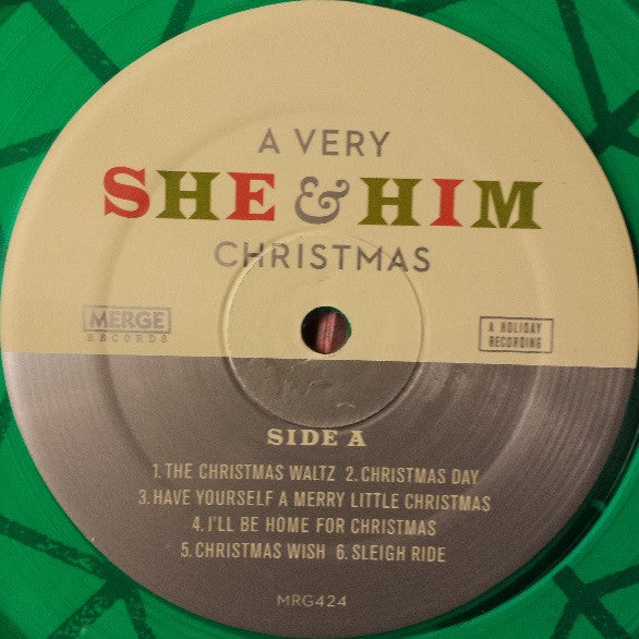 She & Him : A Very She & Him Christmas (LP, Ltd, RE, Gre)