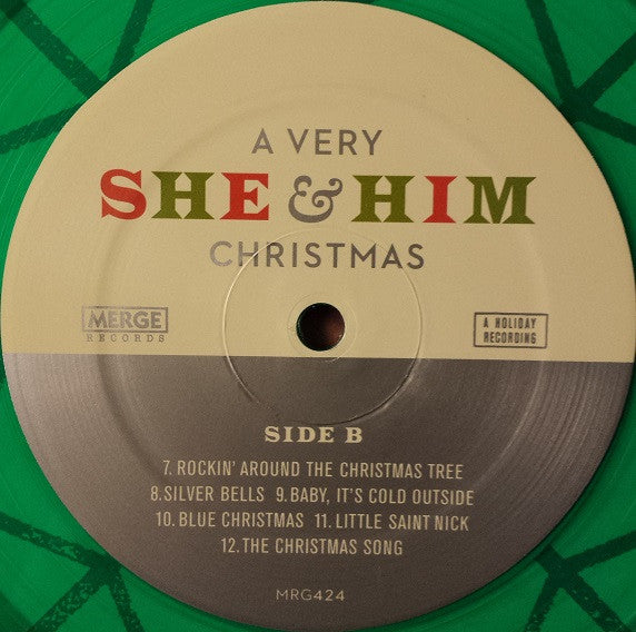 She & Him : A Very She & Him Christmas (LP, Ltd, RE, Gre)