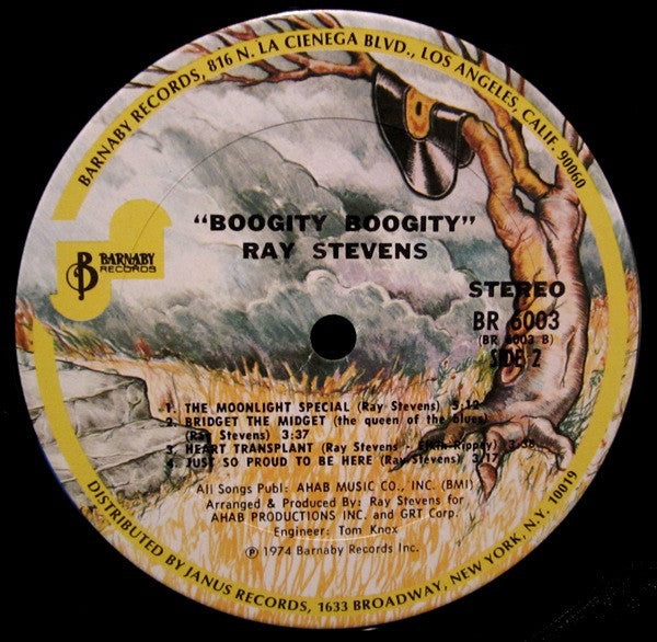 Ray Stevens : Boogity Boogity (LP, Album, San)