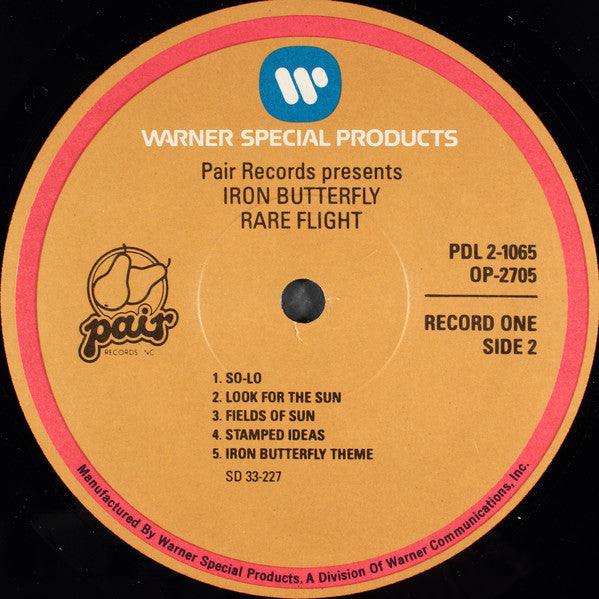 Iron Butterfly : Rare Flight (2xLP, Comp)