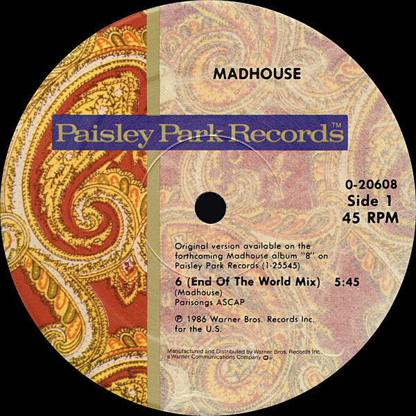 Madhouse : 6 (12", Maxi)