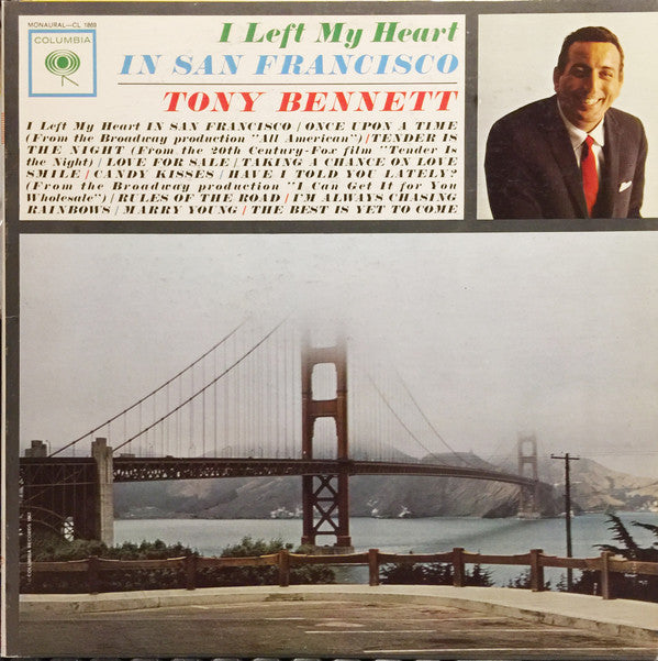 Tony Bennett : I Left My Heart In San Francisco (LP, Album, Mono)