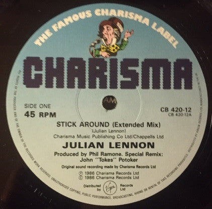 Julian Lennon : Stick Around (12", Single)