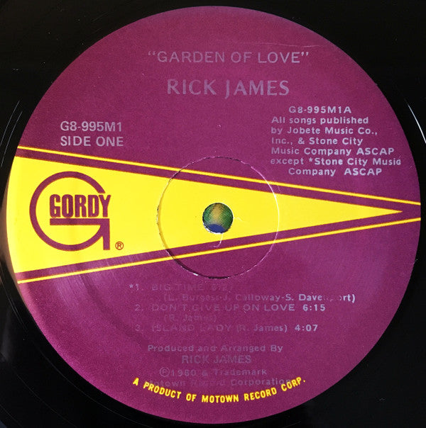 Rick James : Garden Of Love (LP, Album)