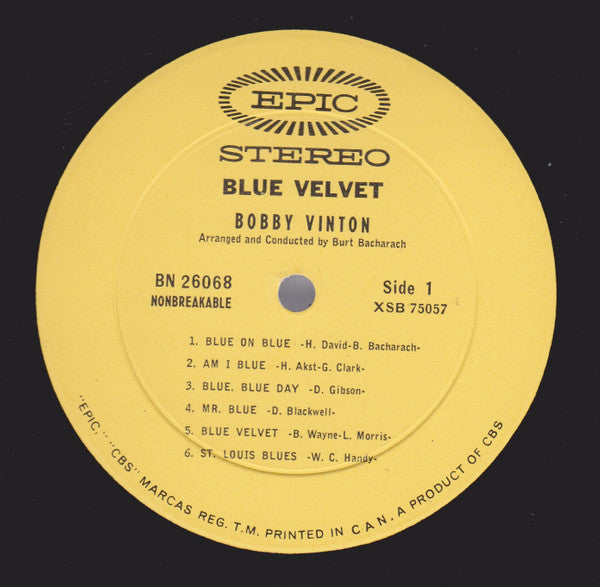 Bobby Vinton : Blue Velvet (LP, Album)