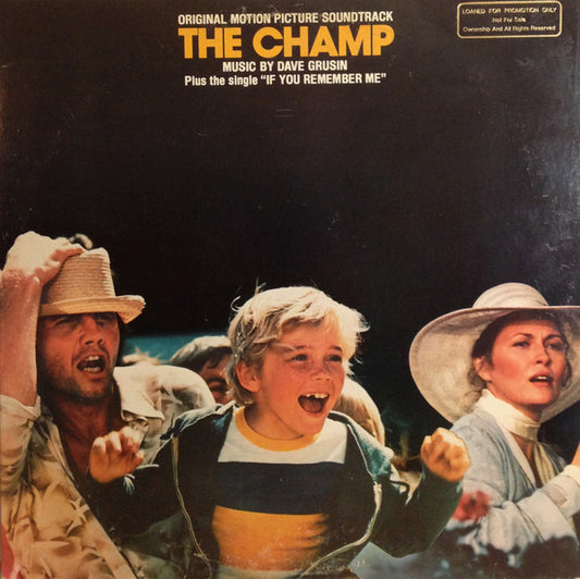 Dave Grusin : The Champ (Original Motion Picture Soundtrack) (LP, Album, Promo)