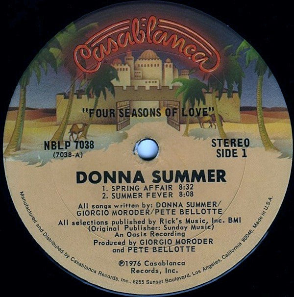 Donna Summer : Four Seasons Of Love (LP, Album, Kee)