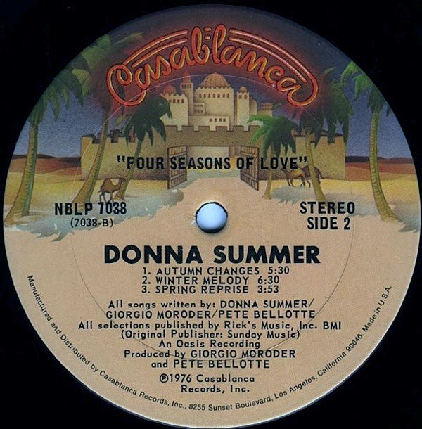 Donna Summer : Four Seasons Of Love (LP, Album, Kee)