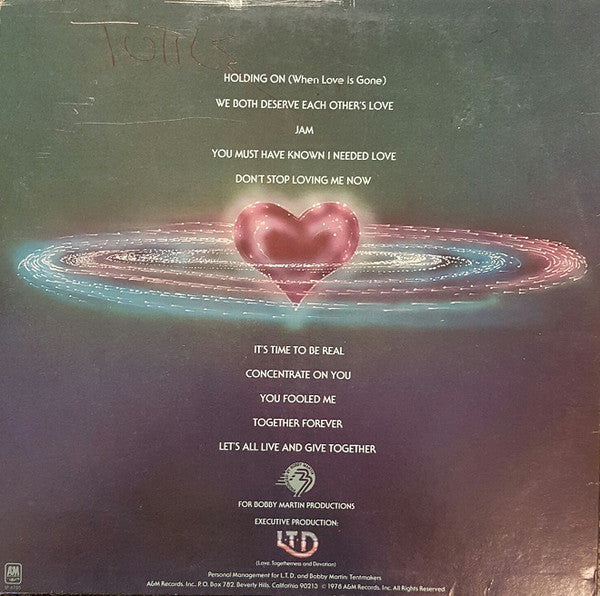 L.T.D. : Togetherness (LP, Album, San)