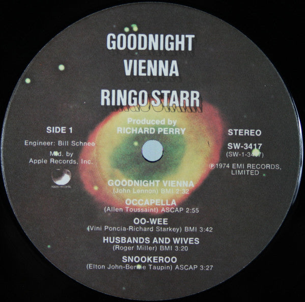 Ringo Starr : Goodnight Vienna (LP, Album, Jac)