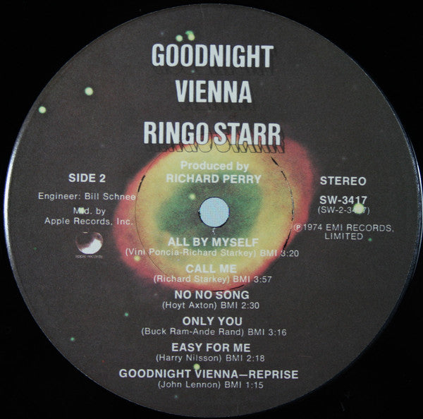 Ringo Starr : Goodnight Vienna (LP, Album, Jac)