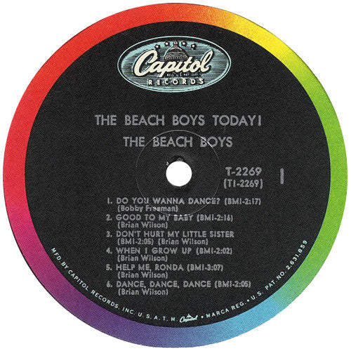 The Beach Boys : The Beach Boys Today! (LP, Album, Mono, Pin)