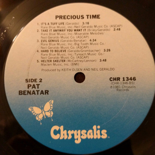 Pat Benatar : Precious Time (LP, Album, Club)