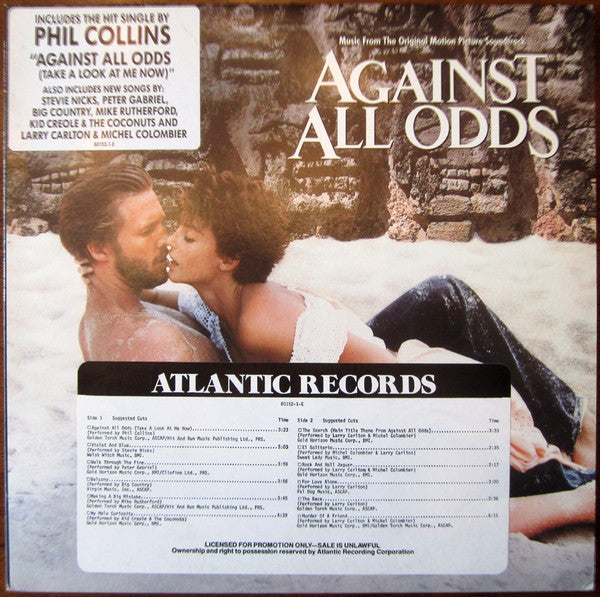 Various : Against All Odds (Music From The Original Motion Picture Soundtrack) (LP, Album)