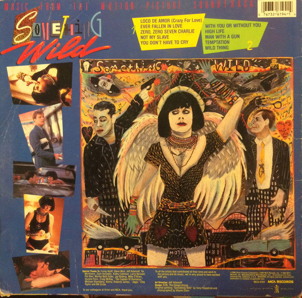 Various : Something Wild - Music From The Motion Picture Soundtrack (LP, Comp, Glo)