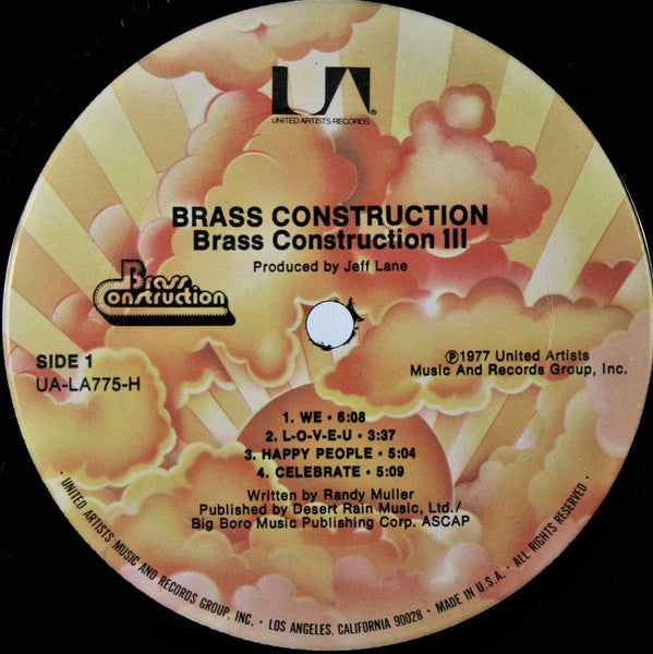 Brass Construction : Brass Construction III (LP, Album, Ter)