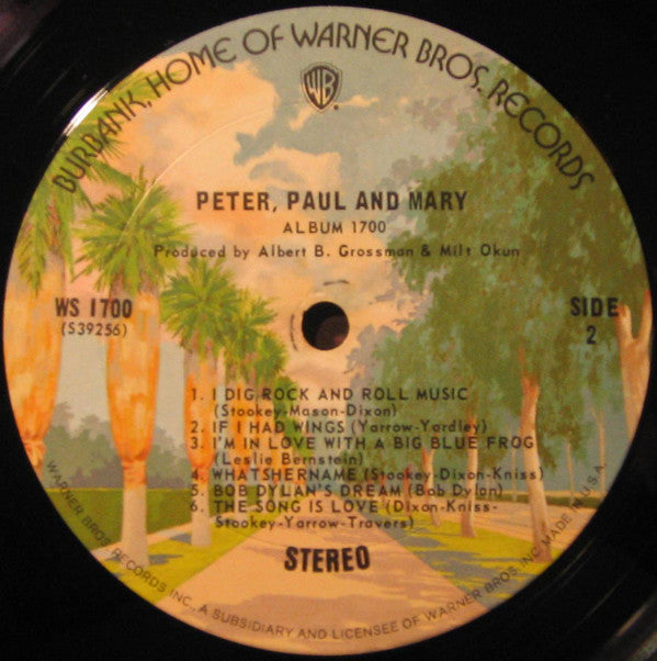 Peter, Paul & Mary : Album 1700 (LP, Album, RE)