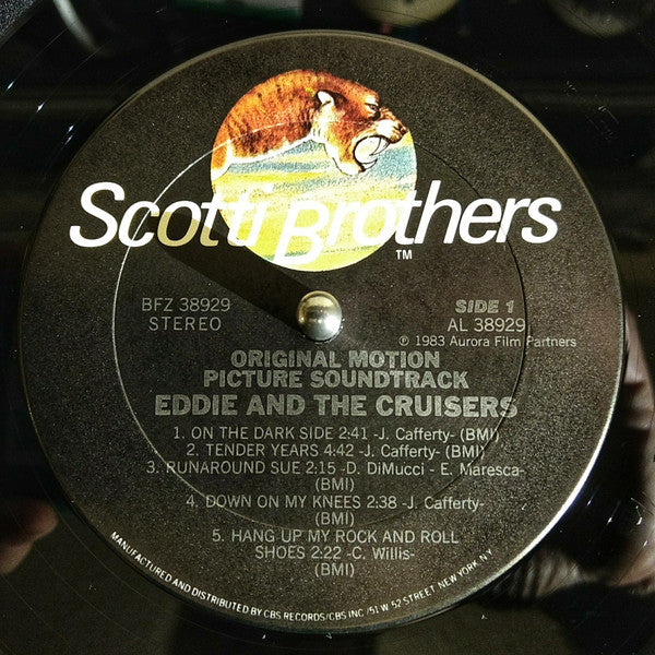 John Cafferty And The Beaver Brown Band : Eddie And The Cruisers (Original Motion Picture Soundtrack) (LP, Album)