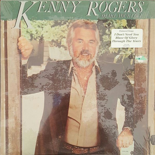 Kenny Rogers : Share Your Love (LP, Album, Jac)