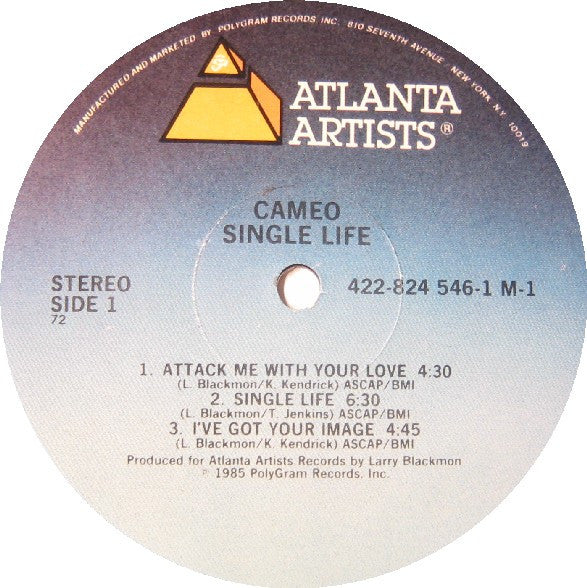 Cameo : Single Life (LP, Album, 72 )
